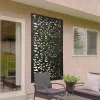 Amarelle Extra Large Metal Leaf Design Decorative Garden Screen Mirror - 180x90cm