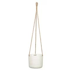 Scheurich Ripple Indoor Hanging Pot White 17cm
