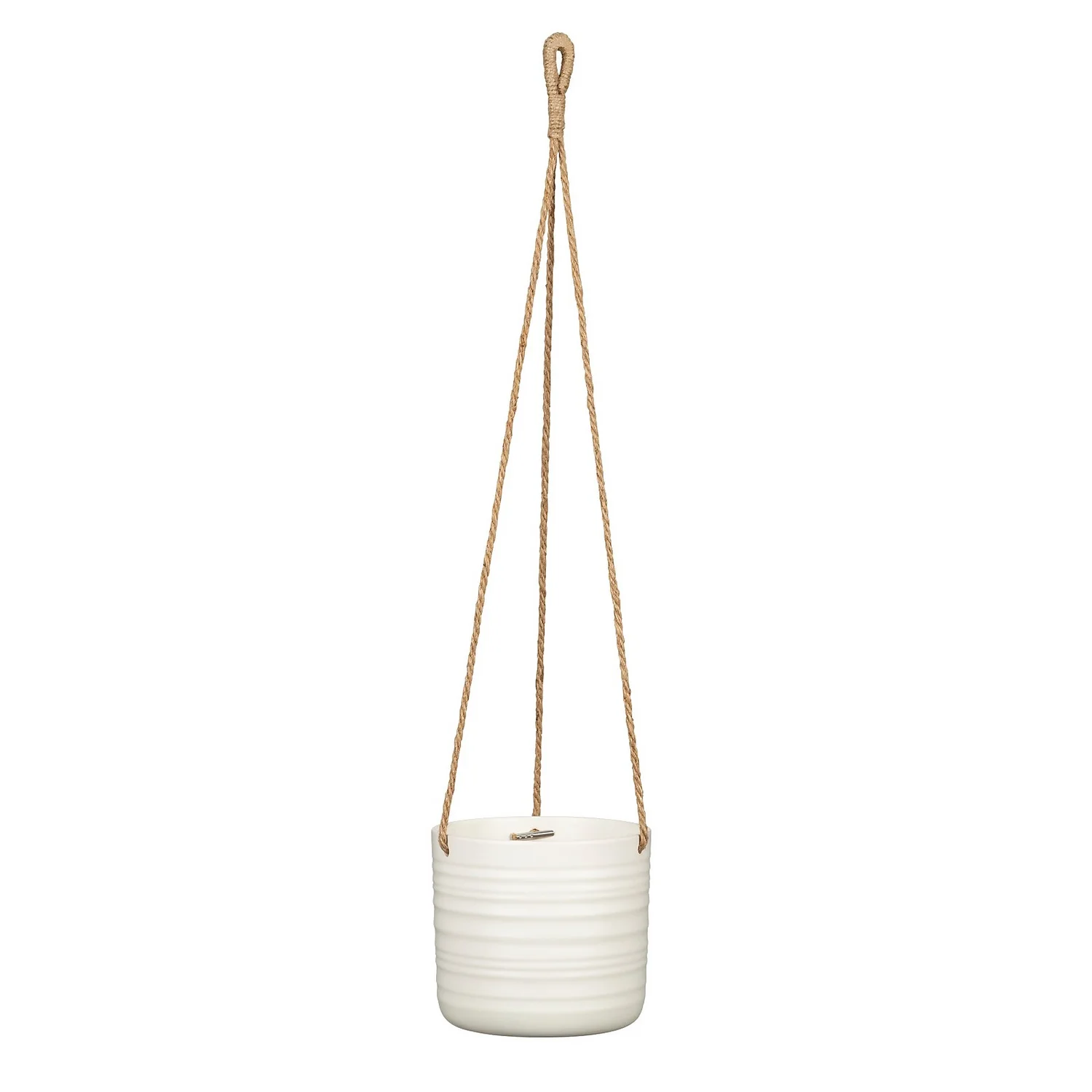 Scheurich Ripple Indoor Hanging Pot White 17cm