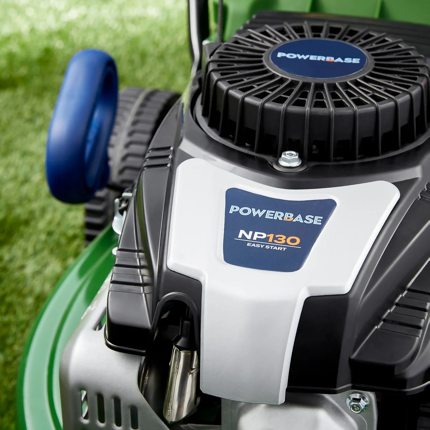 Powerbase 132cc Petrol Lawn Mower - 41cm - Image 2