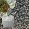 Stylish Stone Black Slate Chippings 40mm - Bulk Bag 750kg