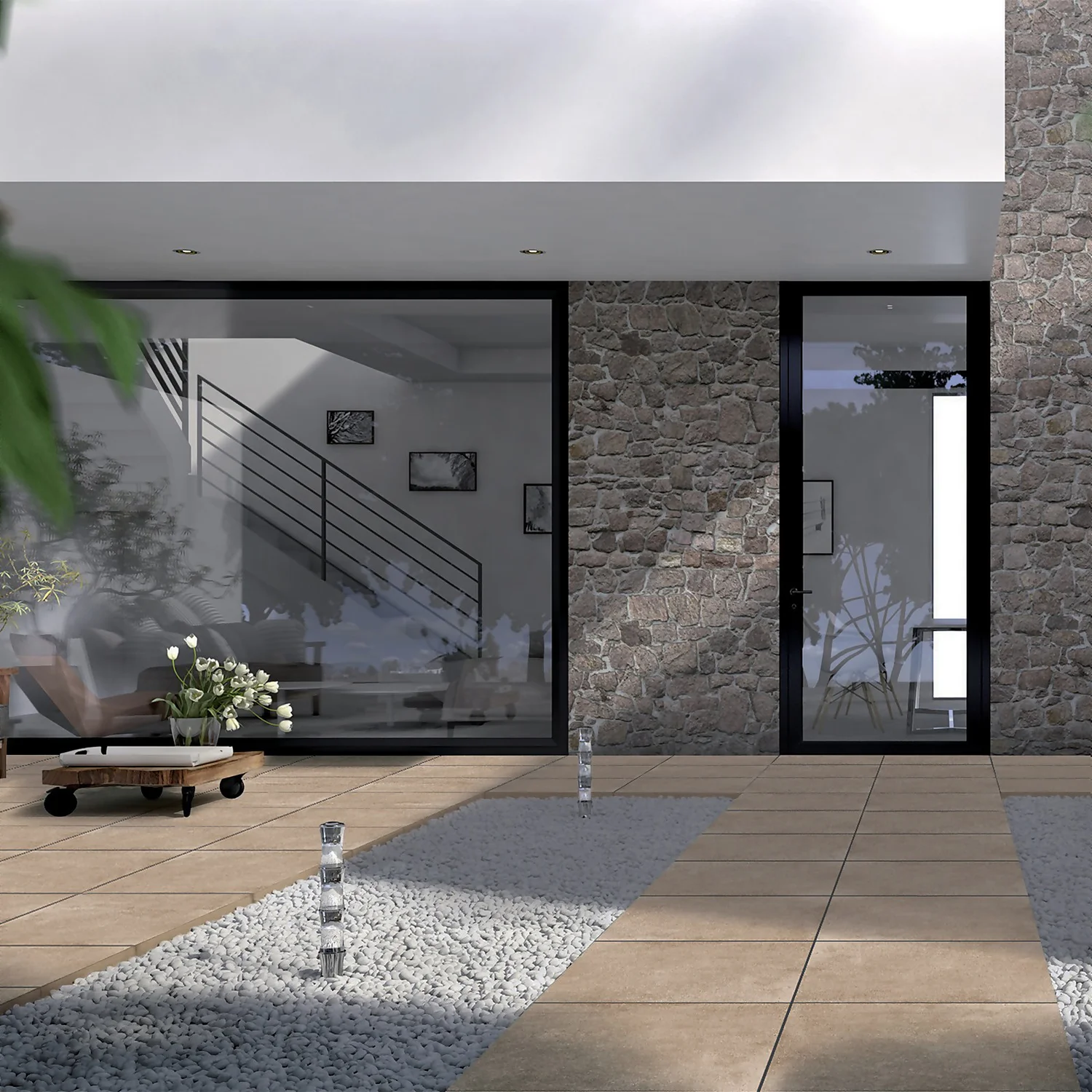 Porcelain Paving 600 X 600mm - Oyster (Full Pack)