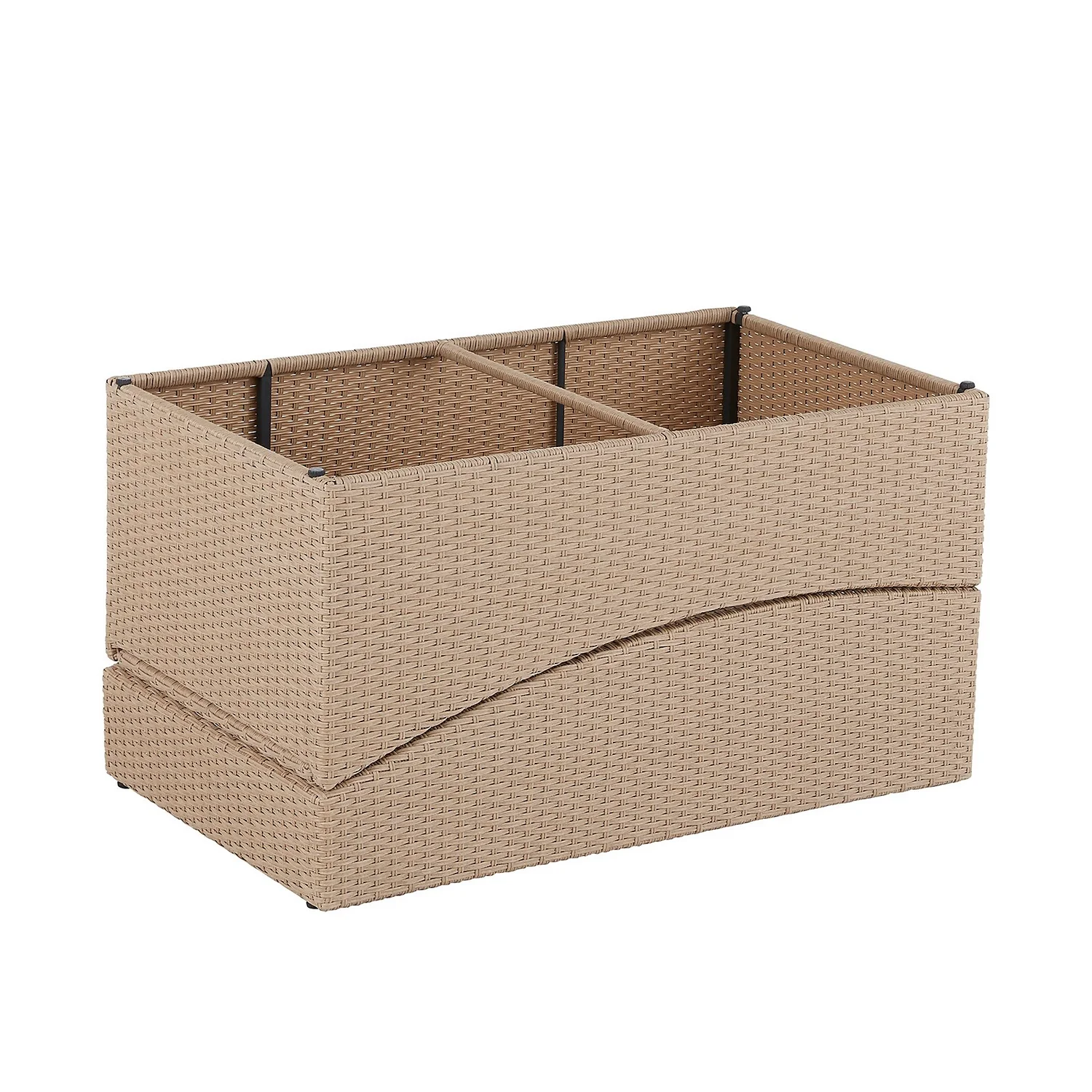 Natural Folding Rattan Sun Lounger - Image 10