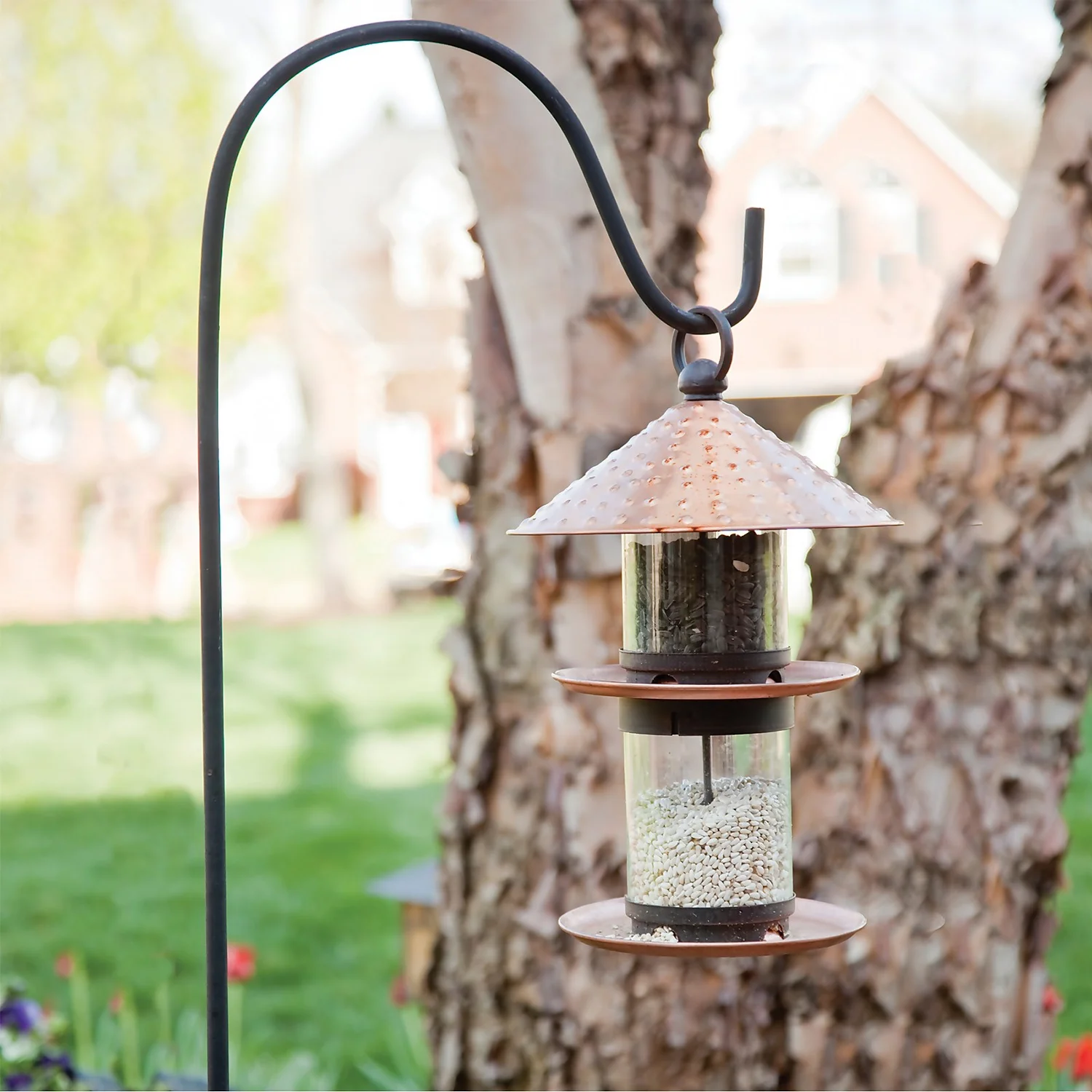 Single Shepherd Garden Hook 36 Inch - Black - Image 2