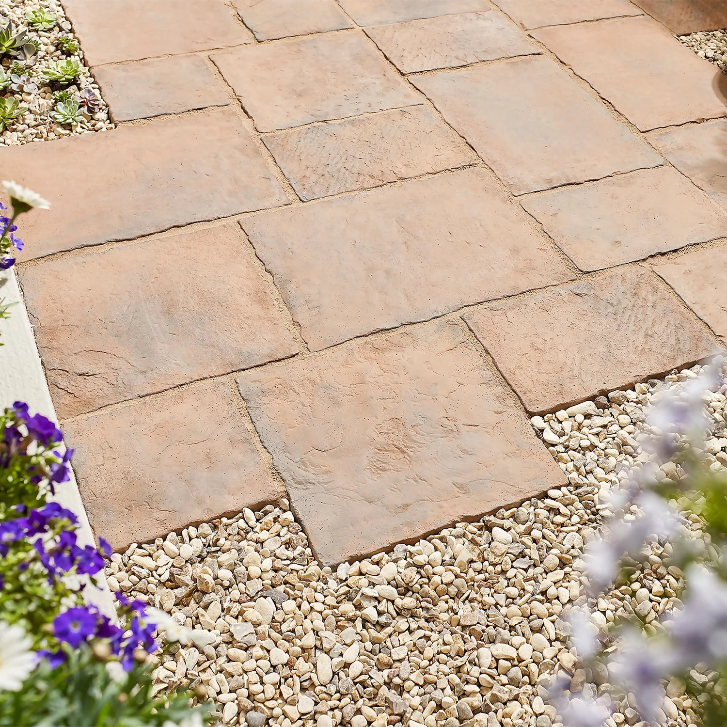 Stylish Stone Belfrey Random Patio Kit 5.76sqm - Autumn Brown - Image 2